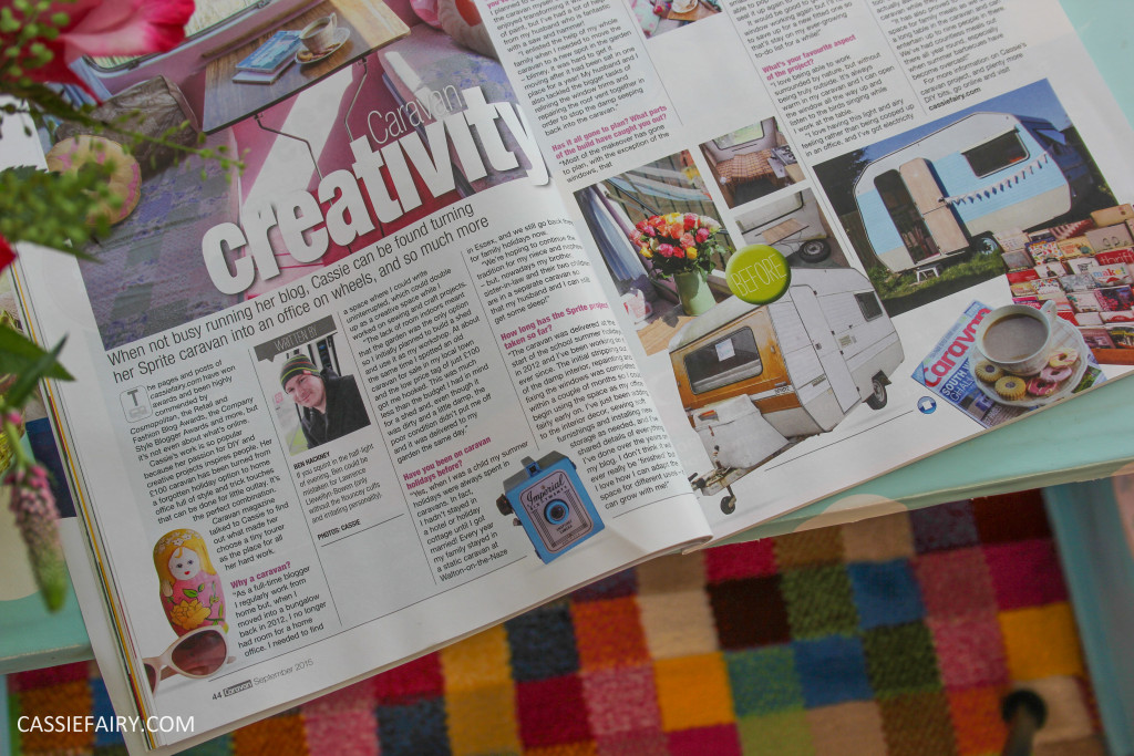 vintage retro caravan magazine diy carpet rug makeover project-20